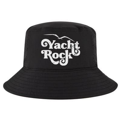 Vintage Yacht Rock Retro Faded Aesthetic Fan Design Cool Comfort Performance Bucket Hat