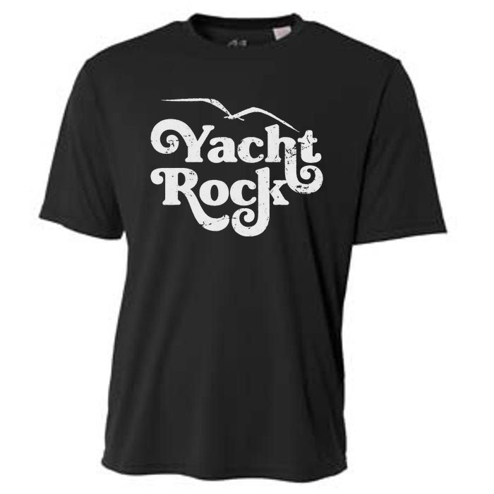 Vintage Yacht Rock Retro Faded Aesthetic Fan Design Cooling Performance Crew T-Shirt