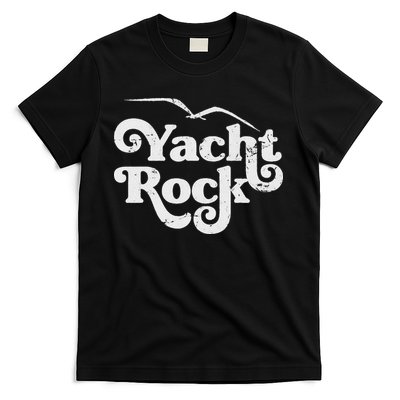 Vintage Yacht Rock Retro Faded Aesthetic Fan Design T-Shirt