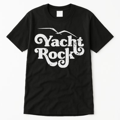 Vintage Yacht Rock Retro Faded Aesthetic Fan Design Tall T-Shirt