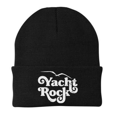 Vintage Yacht Rock Retro Faded Aesthetic Fan Design Beanie