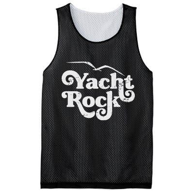 Vintage Yacht Rock Retro Faded Aesthetic Fan Design Mesh Reversible Basketball Jersey Tank