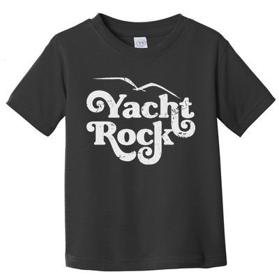 Vintage Yacht Rock Retro Faded Aesthetic Fan Design Toddler T-Shirt