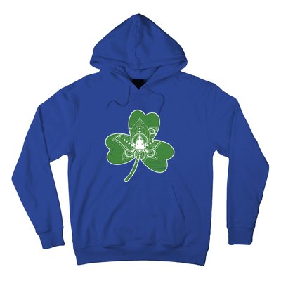 Vintage Yoga Shamrock Yoga Irish Shamrock St Patricks Day Gift Hoodie