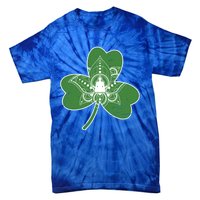 Vintage Yoga Shamrock Yoga Irish Shamrock St Patricks Day Gift Tie-Dye T-Shirt