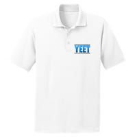 Vintage Yeet Tees Yeet Quotes Design Blue PosiCharge RacerMesh Polo