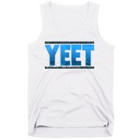 Vintage Yeet Tees Yeet Quotes Design Blue Tank Top