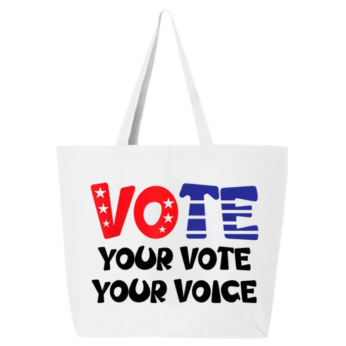 Vote Your Vote Your Voice – Empowerment 25L Jumbo Tote