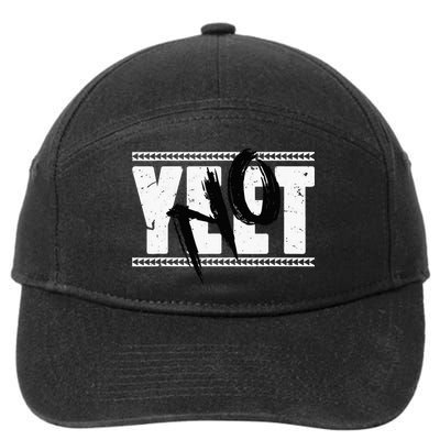 Vintage Yeet 7-Panel Snapback Hat