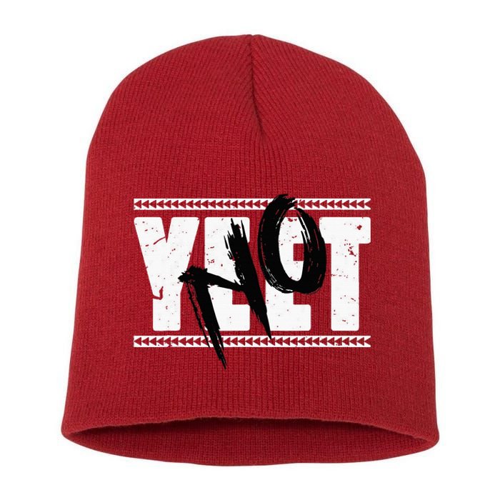 Vintage Yeet Short Acrylic Beanie