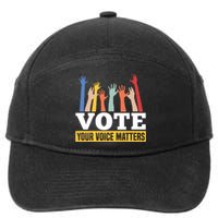 Vote Your Voice Matters Presidential Election 7-Panel Snapback Hat