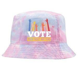 Vote Your Voice Matters Presidential Election Tie-Dyed Bucket Hat