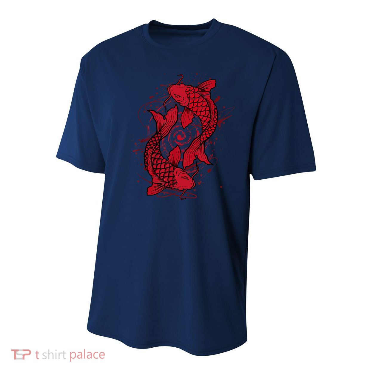Vintage Ying Yang Asian Koi Fish Japaneses Youth Performance Sprint T-Shirt