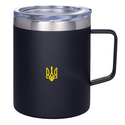Volodymyr Zelenskyy Army Military Coat Of Arms I Stand With Ukraine 12oz Stainless Steel Coffee Mug