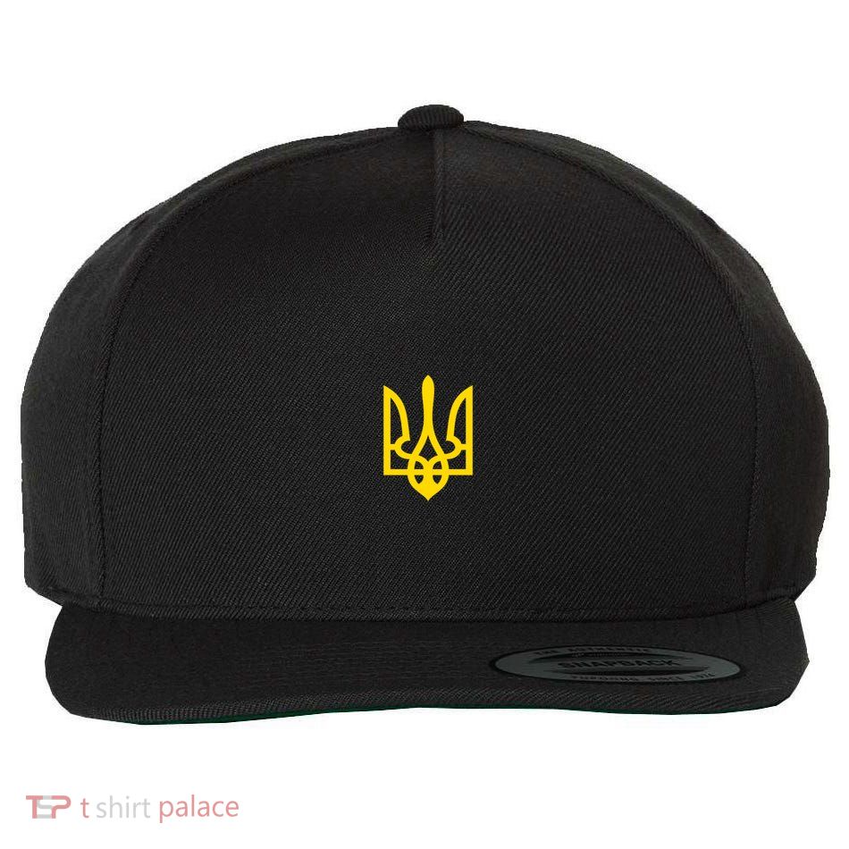 Volodymyr Zelenskyy Army Military Coat Of Arms I Stand With Ukraine Wool Snapback Cap