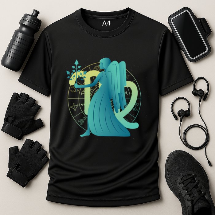 Virgo Zodiac Astrology Cooling Performance Crew T-Shirt