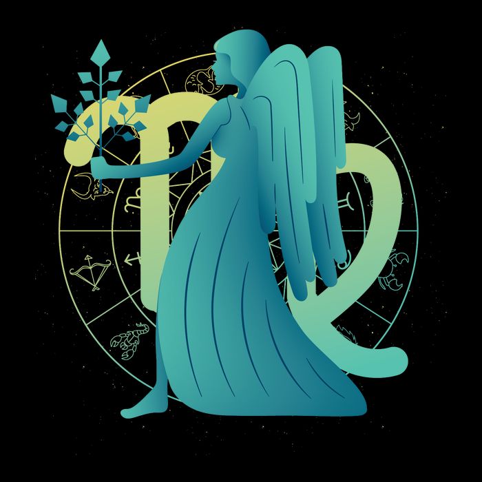 Virgo Zodiac Astrology Cooling Performance Crew T-Shirt