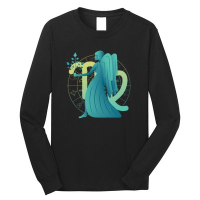 Virgo Zodiac Astrology Long Sleeve Shirt