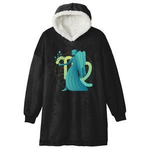 Virgo Zodiac Astrology Hooded Wearable Blanket