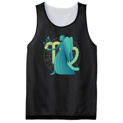 Virgo Zodiac Astrology Mesh Reversible Basketball Jersey Tank