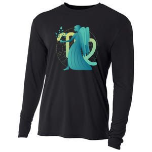 Virgo Zodiac Astrology Cooling Performance Long Sleeve Crew