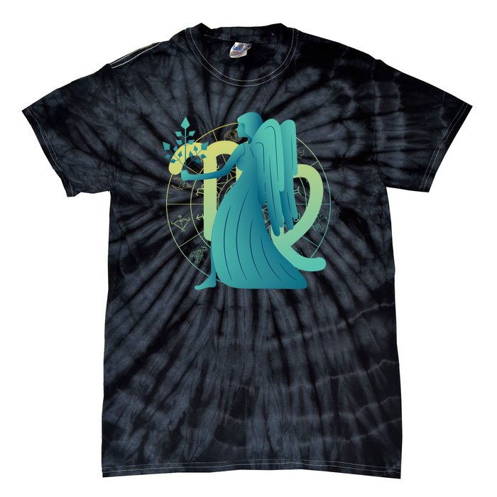 Virgo Zodiac Astrology Tie-Dye T-Shirt