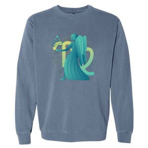 Virgo Zodiac Astrology Garment-Dyed Sweatshirt