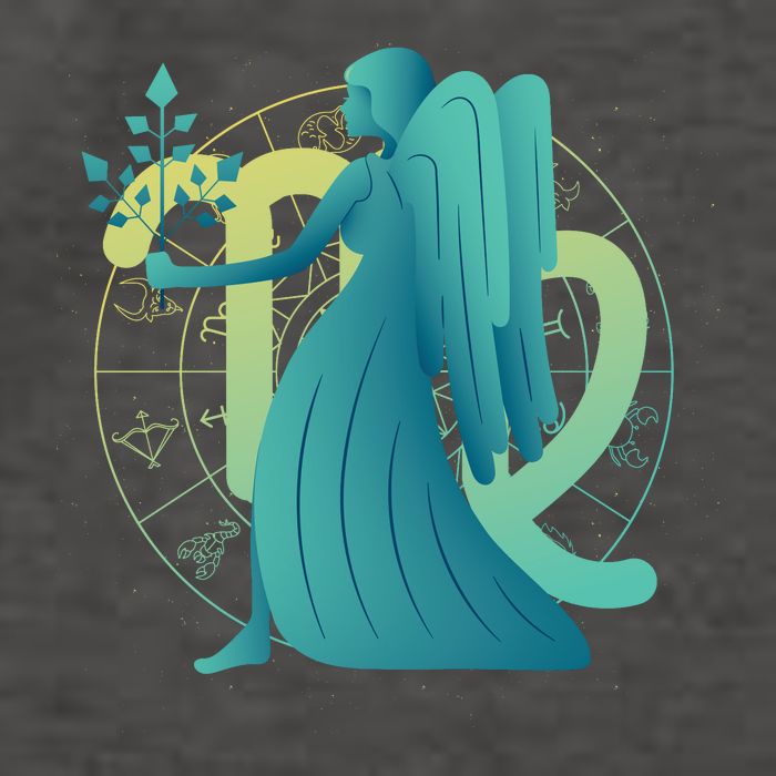 Virgo Zodiac Astrology Vector Backpack