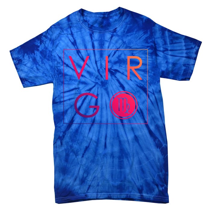 Virgo Zodiac Astrology Gift Tie-Dye T-Shirt