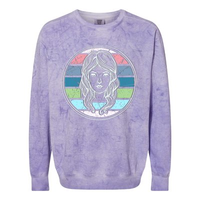 Virgo Zodiac Astrology Horoscope Birthday Cool Gift Colorblast Crewneck Sweatshirt