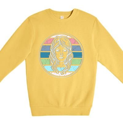 Virgo Zodiac Astrology Horoscope Birthday Cool Gift Premium Crewneck Sweatshirt