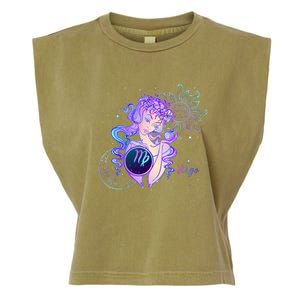 Virgo Zodiac Astrology Gift Garment-Dyed Women's Muscle Tee