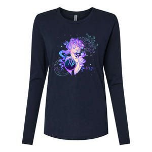 Virgo Zodiac Astrology Gift Womens Cotton Relaxed Long Sleeve T-Shirt