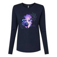 Virgo Zodiac Astrology Gift Womens Cotton Relaxed Long Sleeve T-Shirt