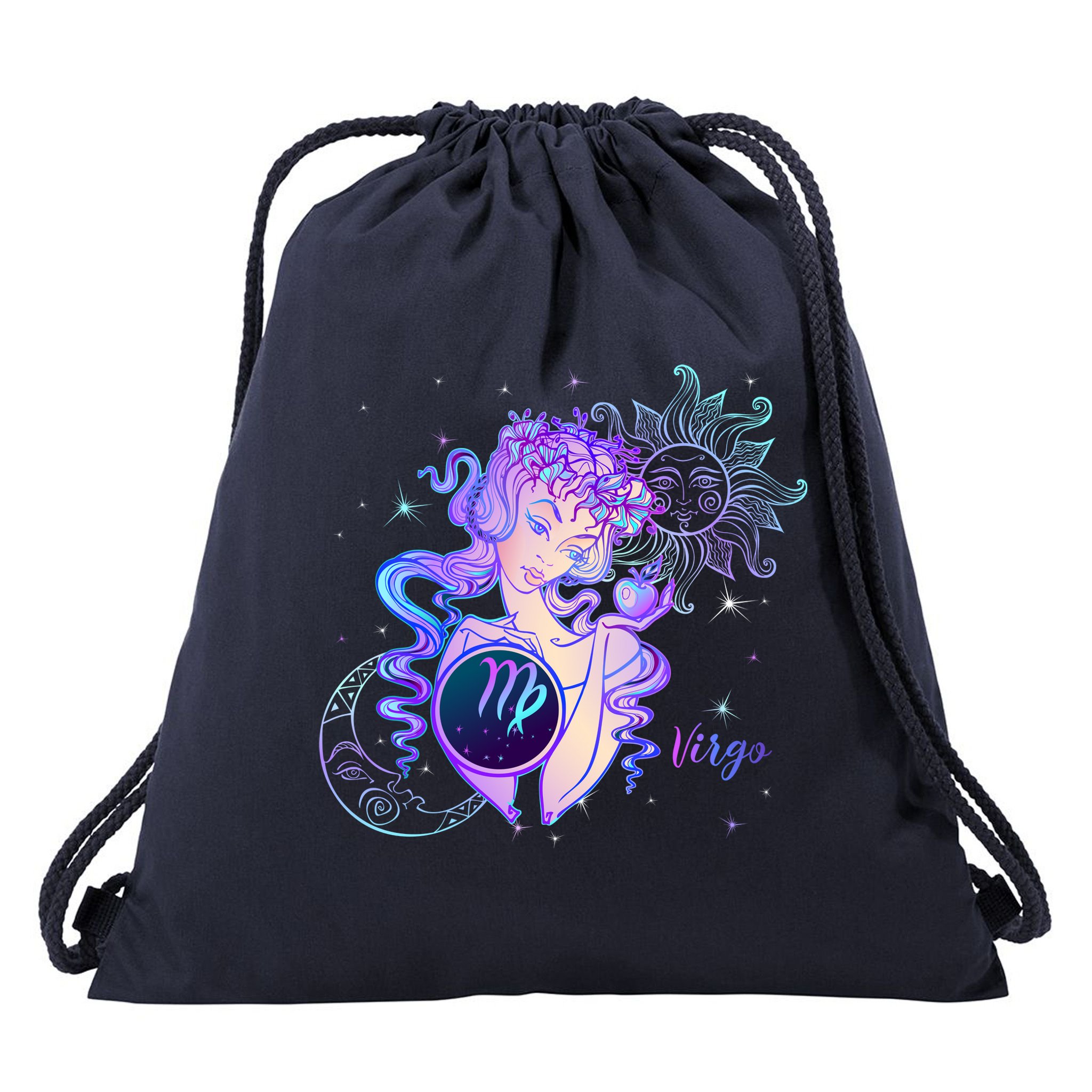 Virgo Zodiac Astrology Gift Drawstring Bag