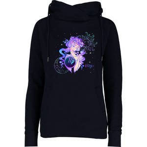 Virgo Zodiac Astrology Gift Womens Funnel Neck Pullover Hood