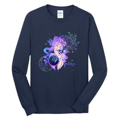 Virgo Zodiac Astrology Gift Tall Long Sleeve T-Shirt