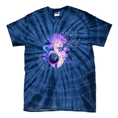 Virgo Zodiac Astrology Gift Tie-Dye T-Shirt