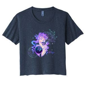 Virgo Zodiac Astrology Gift Women's Crop Top Tee