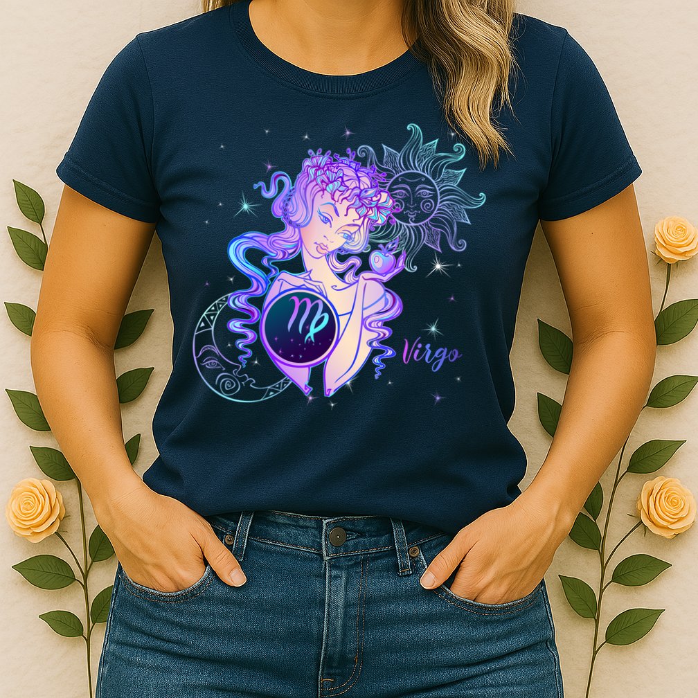 Virgo Zodiac Astrology Gift Womens T-Shirt