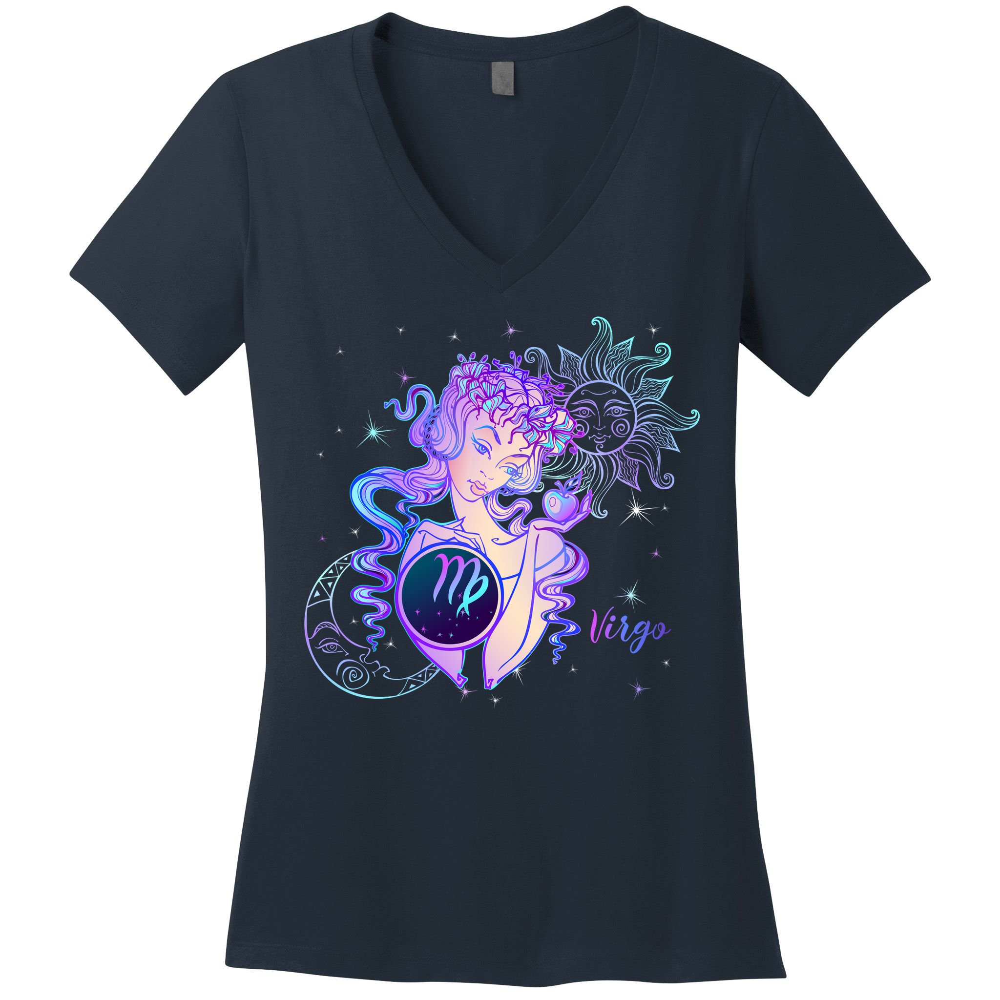 Virgo Zodiac Astrology Gift Women's V-Neck T-Shirt