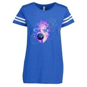 Virgo Zodiac Astrology Gift Enza Ladies Jersey Football T-Shirt