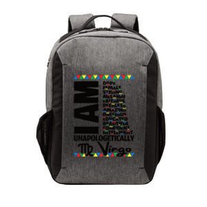 Virgo Zodiac Birthday Black Pride Unapologetically Gift Vector Backpack