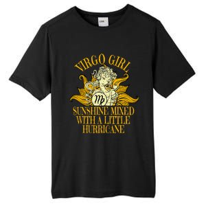 Virgo Zodiac Birthday Born September Sunflower Meaningful Gift Tall Fusion ChromaSoft Performance T-Shirt