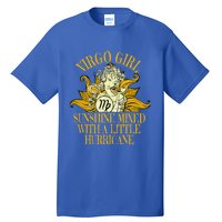 Virgo Zodiac Birthday Born September Sunflower Meaningful Gift Tall T-Shirt