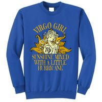 Virgo Zodiac Birthday Born September Sunflower Meaningful Gift Tall Sweatshirt