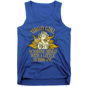 Virgo Zodiac Birthday Born September Sunflower Meaningful Gift Tank Top