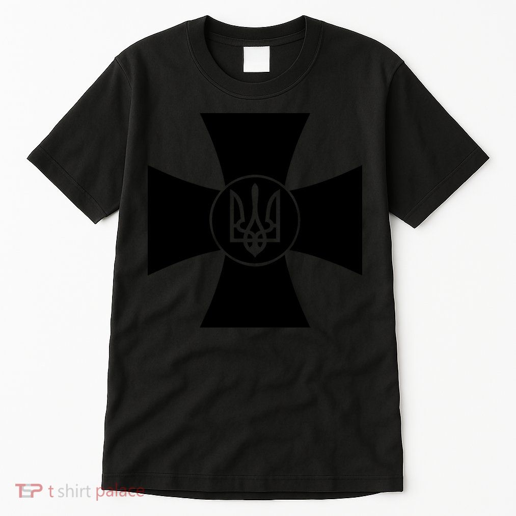 Volodymyr Zelensky Cross Ukrainian Ukraine Coat Of Arms Army Military Tall T-Shirt
