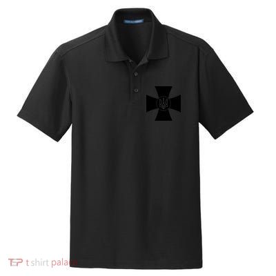 Volodymyr Zelensky Cross Ukrainian Ukraine Coat Of Arms Army Military Dry Zone Grid Polo