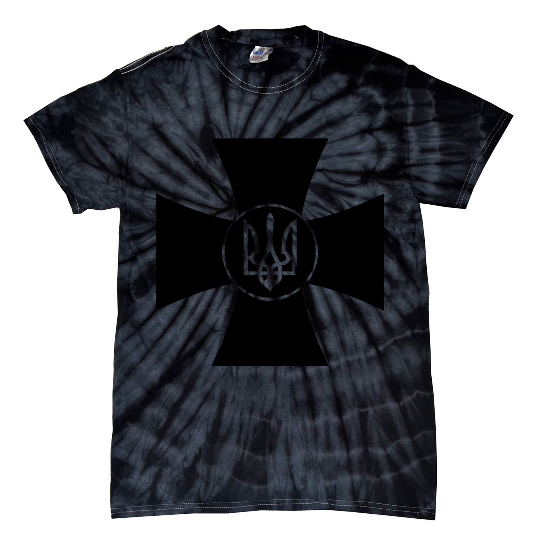 Volodymyr Zelensky Cross Ukrainian Ukraine Coat Of Arms Army Military Tie-Dye T-Shirt
